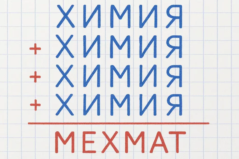РЕБУС ХИМИЯ МЕХМАТ